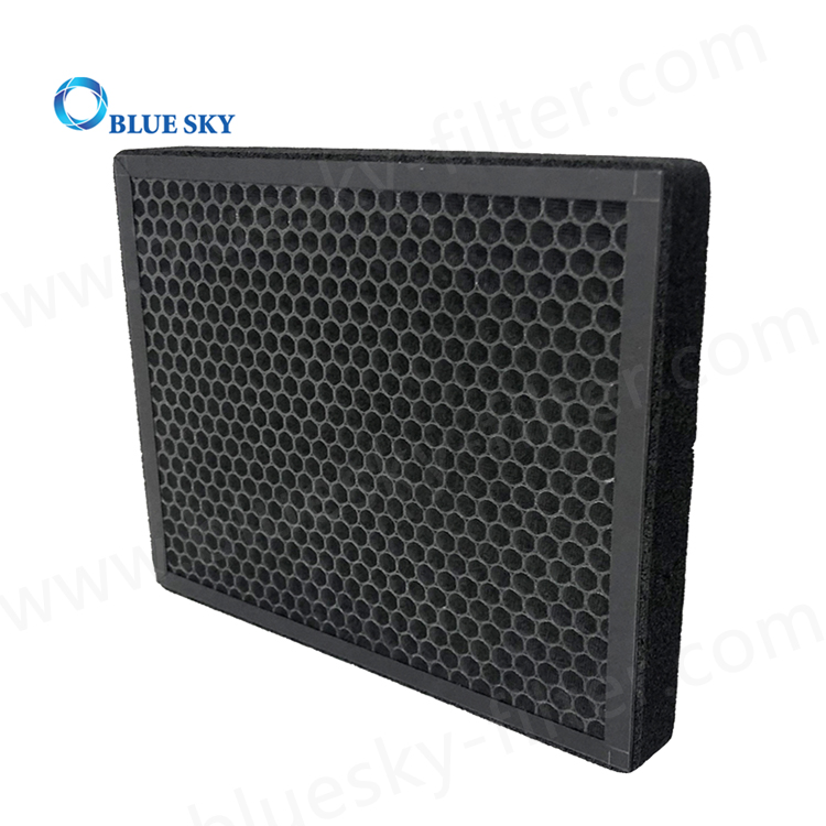 330X280X30mm Honeycomb Active Carbon 2 in 1 Air Purifier HEPA Filters