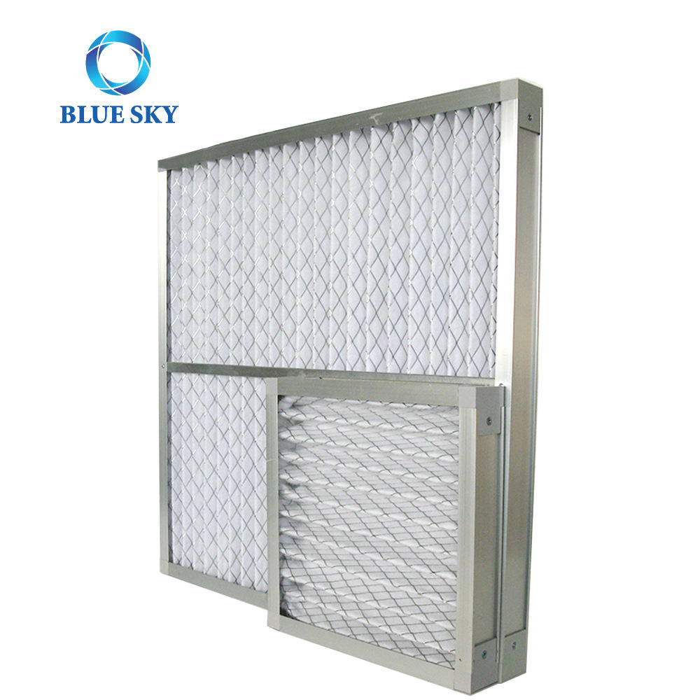 Factory Direct Sale G4 Aluminum Alloy Frame Panel Primary Folding Air Filter HVAC Air Filter for Central Air Conditioning