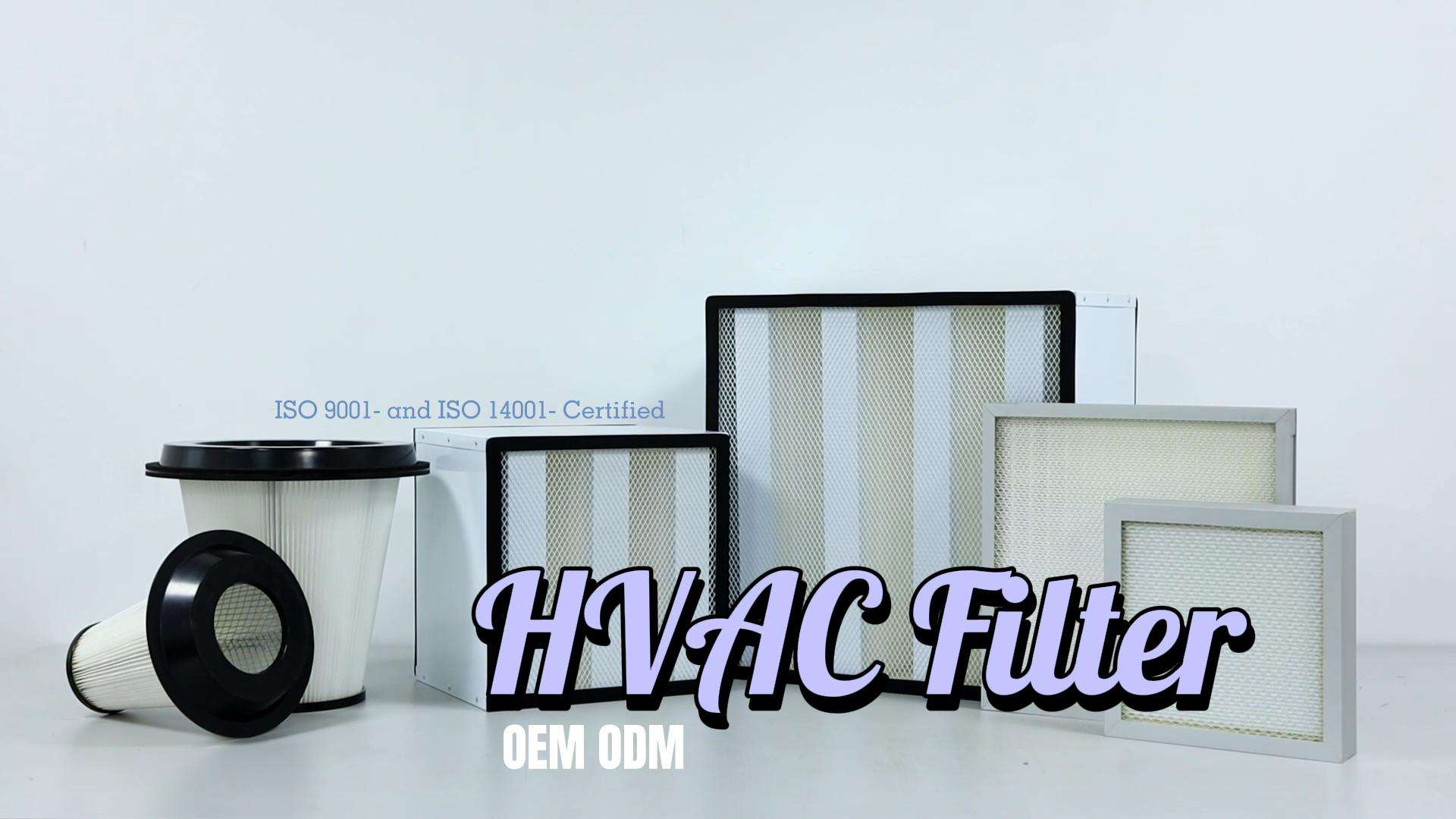 Vacuum Dust Extractor Conical Air Filter and hvac filter