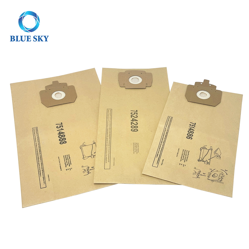 High Quality TASKI Paper Dust Bags for Aero 15 Vento 8 Hoover Bag 7514886 Vacuum Cleaner Replacement Parts Accessories