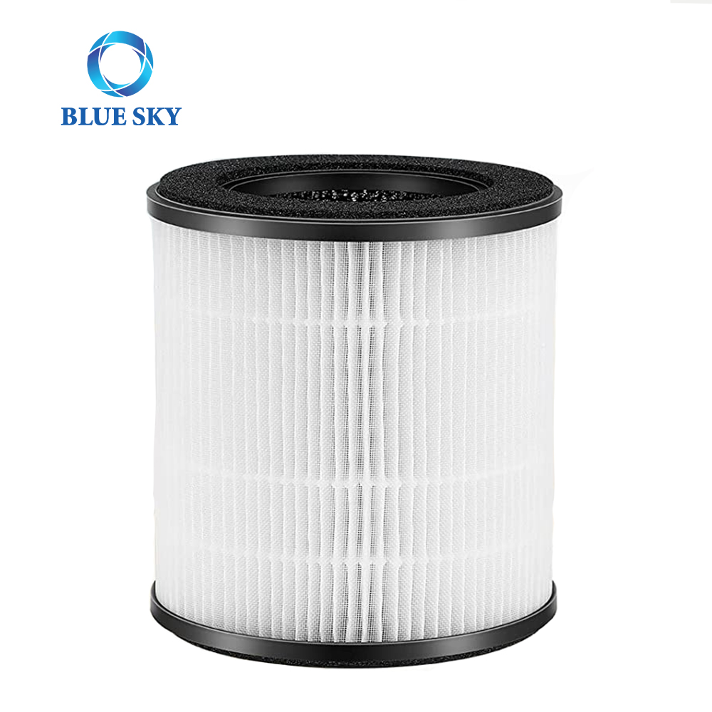OEM 3-in-1 Replacement H13 Air Purifier Activated Carbon HEPA Filter Compatible with MOOKA and KOIOS B-D02L Air Purifier