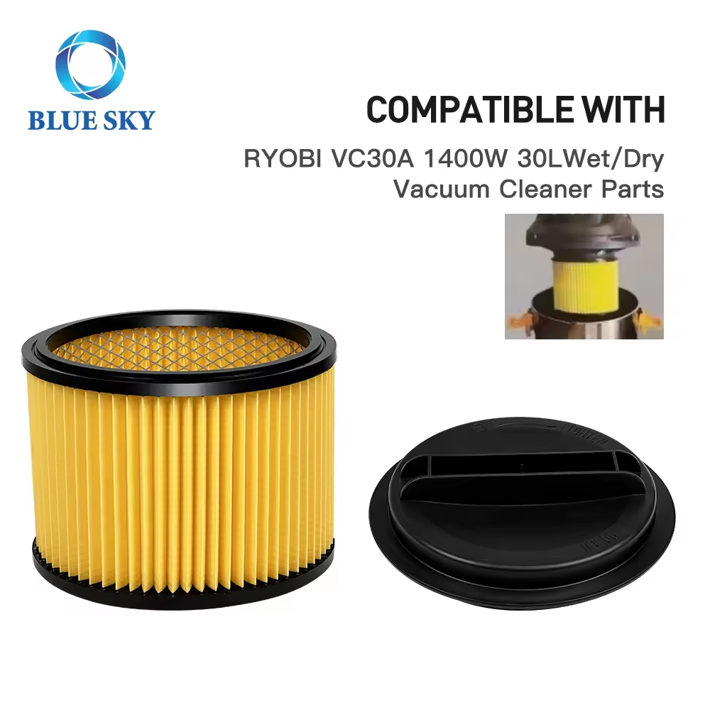 Ryobi Parts HEPA Filter Replacement for Ryobi Vc30A 1400W 30L Wet Dry Vacuum Cleaner