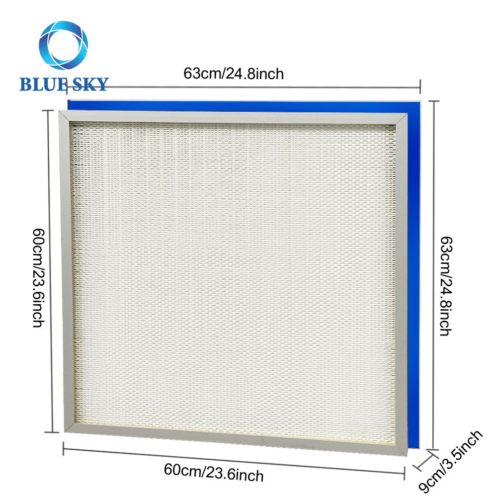 Lab Grade Hospital Used Liquid Tank Filter High Efficiency H14 Filter for HVAC