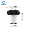 HEPA Filter for Bissell Cleanview Xr 200W / Cleanview Xr Pet 300W Cordless Stick Vacuum Cleaner 3789 3789u 3789X