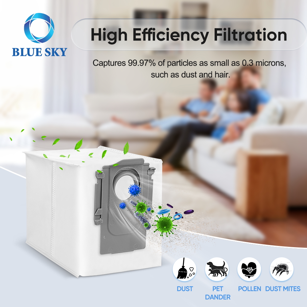 Dust Filter Bag Replacement for Roborock Q Revo /S/PRO /Qrevo Maxv/Qrevo Master / S8 Maxv Ultra/S8 Max Ultra Robot Vacuum Cleaner