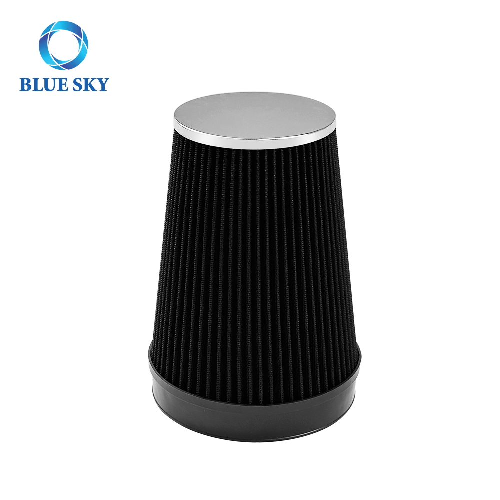 High Flow Air Intake Filter 150mm Customized Aluminum Stainless Steel Racing Car Filter