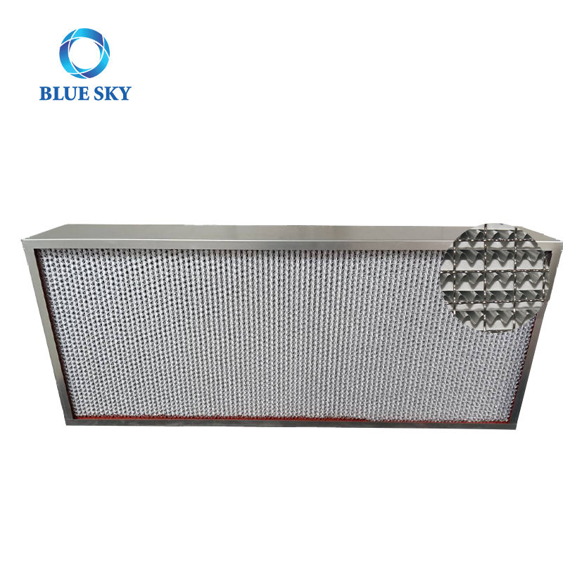 Stainless Steel High Temperature Resistant HEPA Filter HVAC Air Filter