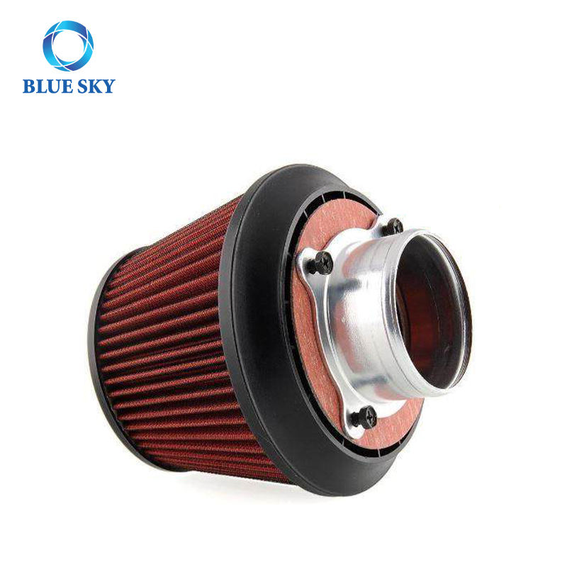 75mm Aluminum High Flow Air Intake Filter Customize Auto Filter