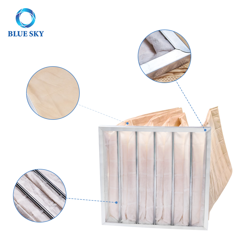 20*20*20in HVAC Pocket Air Filter Merv Filtre