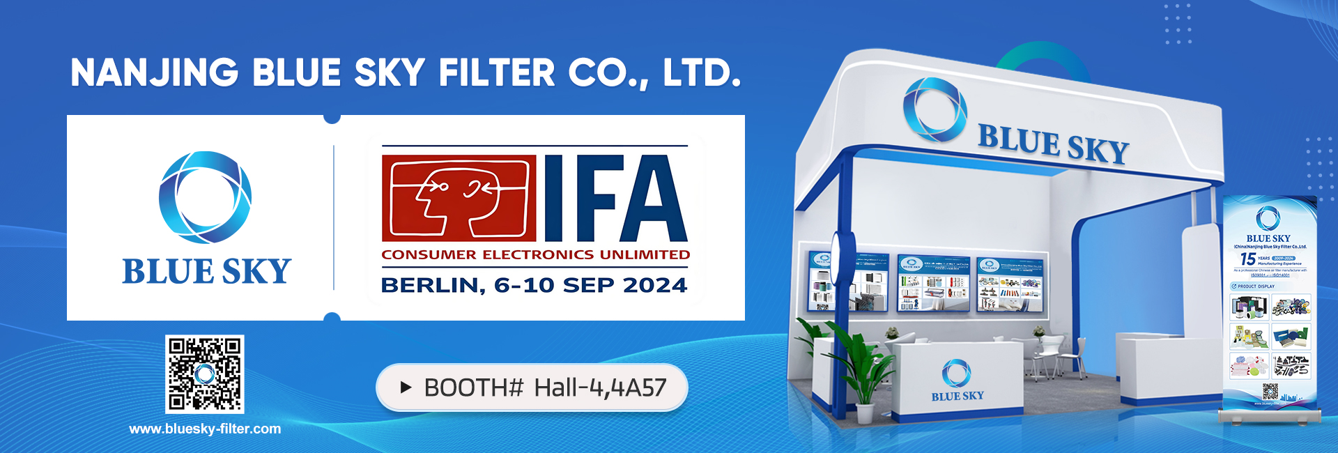 NANJING Blue Sky Filter Co.,LTD. Will Join IFA in Berlin 2024