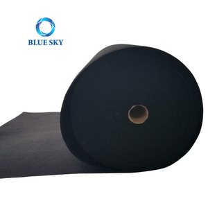 Customized Activated Carbon Air Filter Material Sheet Mesh Air Purifier HEPA Filter Roll Media Fiber Glass Paper