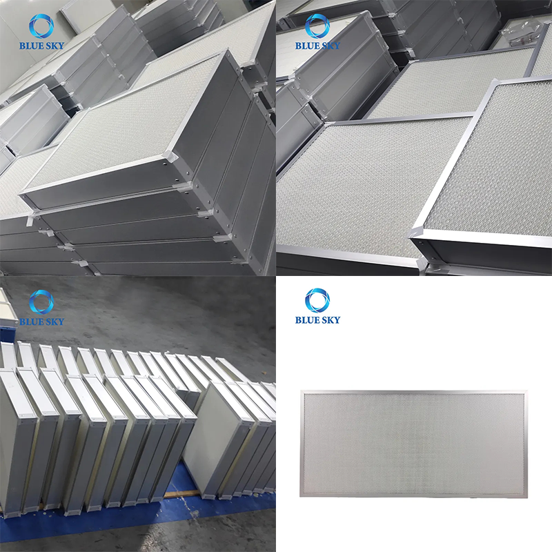 Central Air Conditioning Dustproof Aluminum Frame Filter