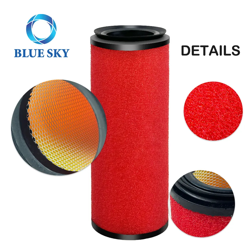 High Performance Customized Rubber Sponge Foam Air Filter for Auto Parts ATV Quad Kings Dune Buggy Motorcycle Engine Accessories