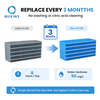 H060524 disposable evaporative wick filter compatible with Dainichs HD-ERXT501 HD-500A HD-500B and HD-500C humidifiers