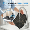 H13 HEPA activated carbon replacement filter compatible with Oneisall PP02 pet air purifier for pet hair dander and odor control
