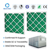 G4 pleated panel air filter 24x24x2 inch for HVAC air conditioning and ventilation system filtration