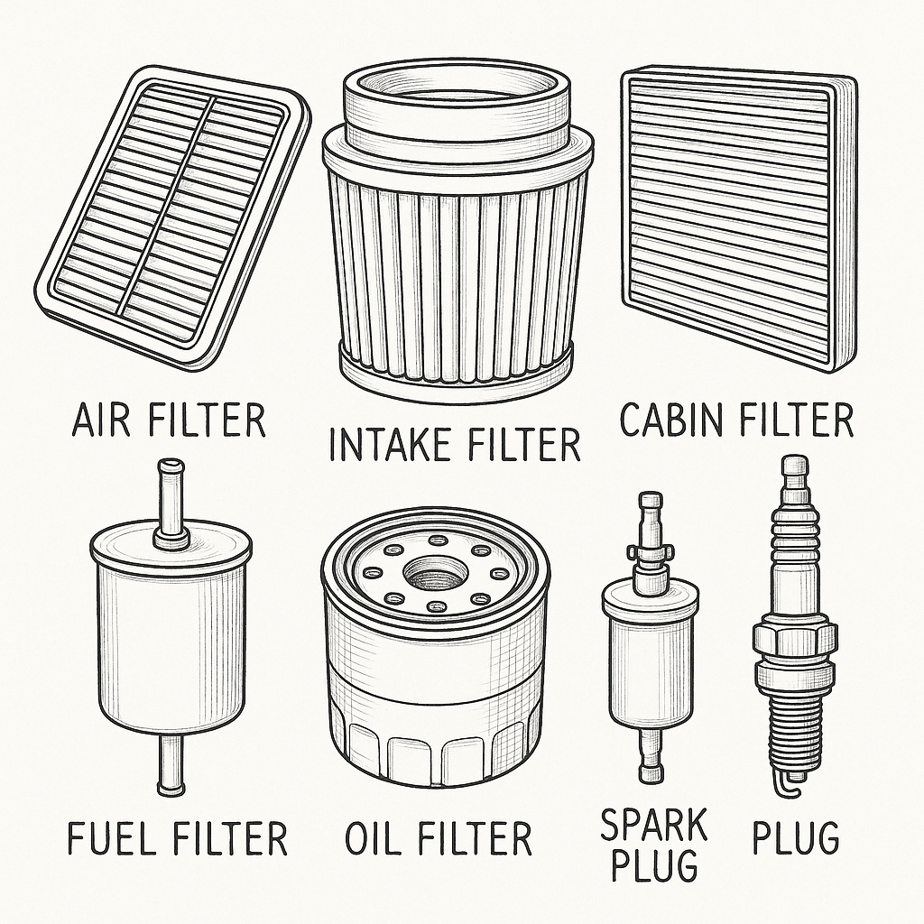 Wholesale Auto Car Filters, Air Filter, Intake Filter, Cabin Filter, Fuel Filter, Oil Filter, Spark Plug, Plug