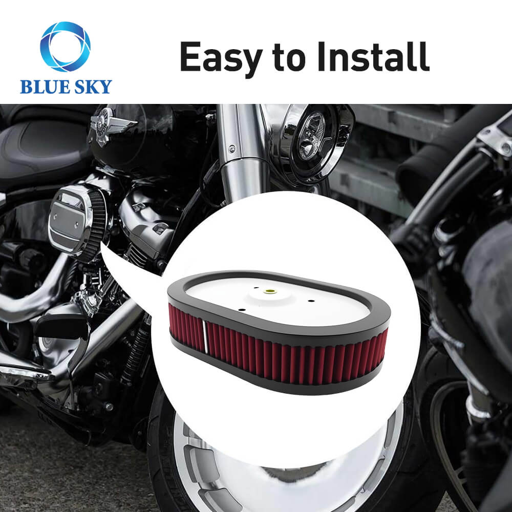 Motorcycle Air Filter HD-0910 29670-09 Replacement for Harley Davidson Road King CVO & Dyna Low Rider