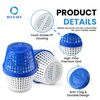 Pool unit treats for 7500-20000 gallon swimming pools compatible with above ground and in ground pool water maintenance