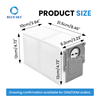 Non-woven replacement dust bag compatible with Roborocks Qrevo QV35A S5V Saros 10R 20 S8 MaxV and QX Revo docks