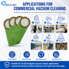 100331 Dust Bags Replacement Fit for Proteams 10QT Backpack Vacuum Cleaners