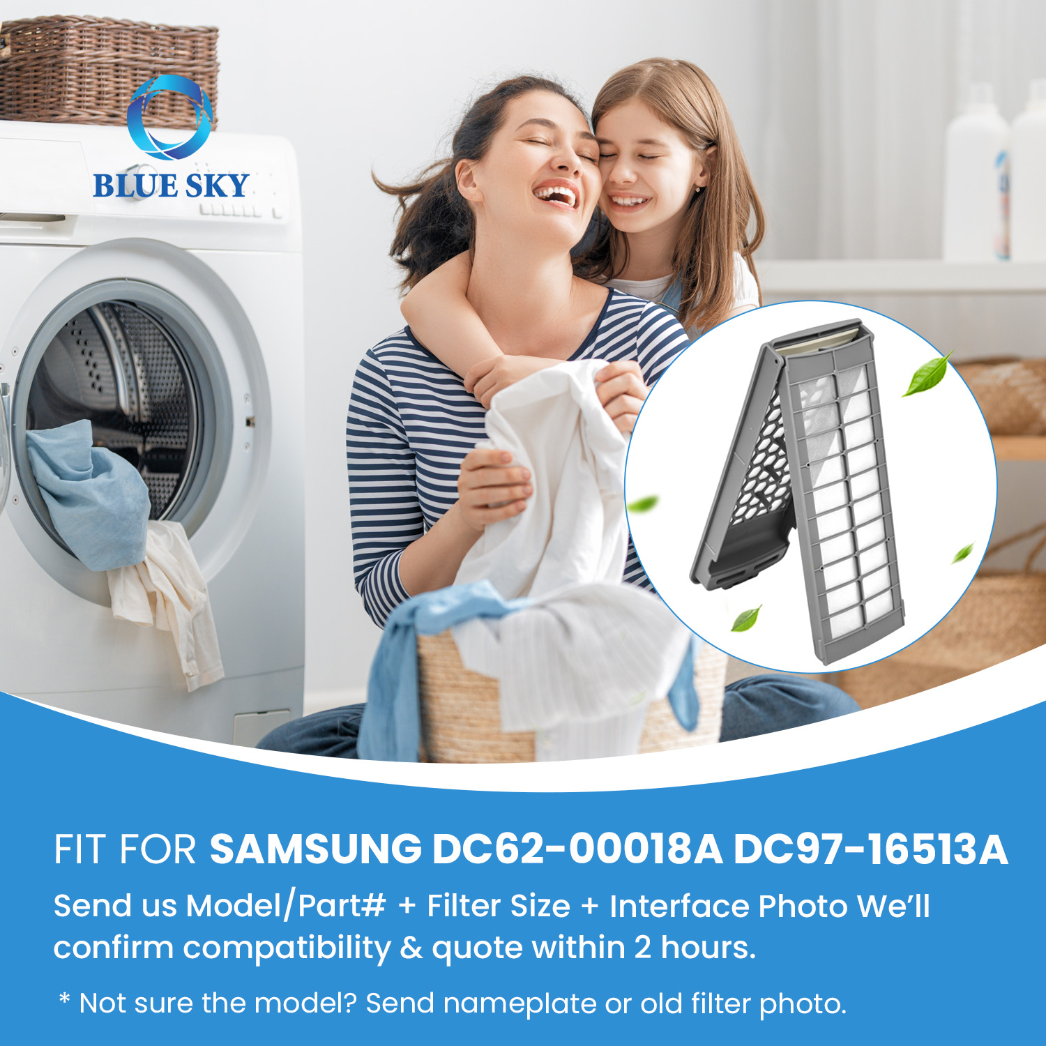 Washing machine lint filter box replacement compatible with Samsung DC62-00018A DC97-16513A OEM spare parts