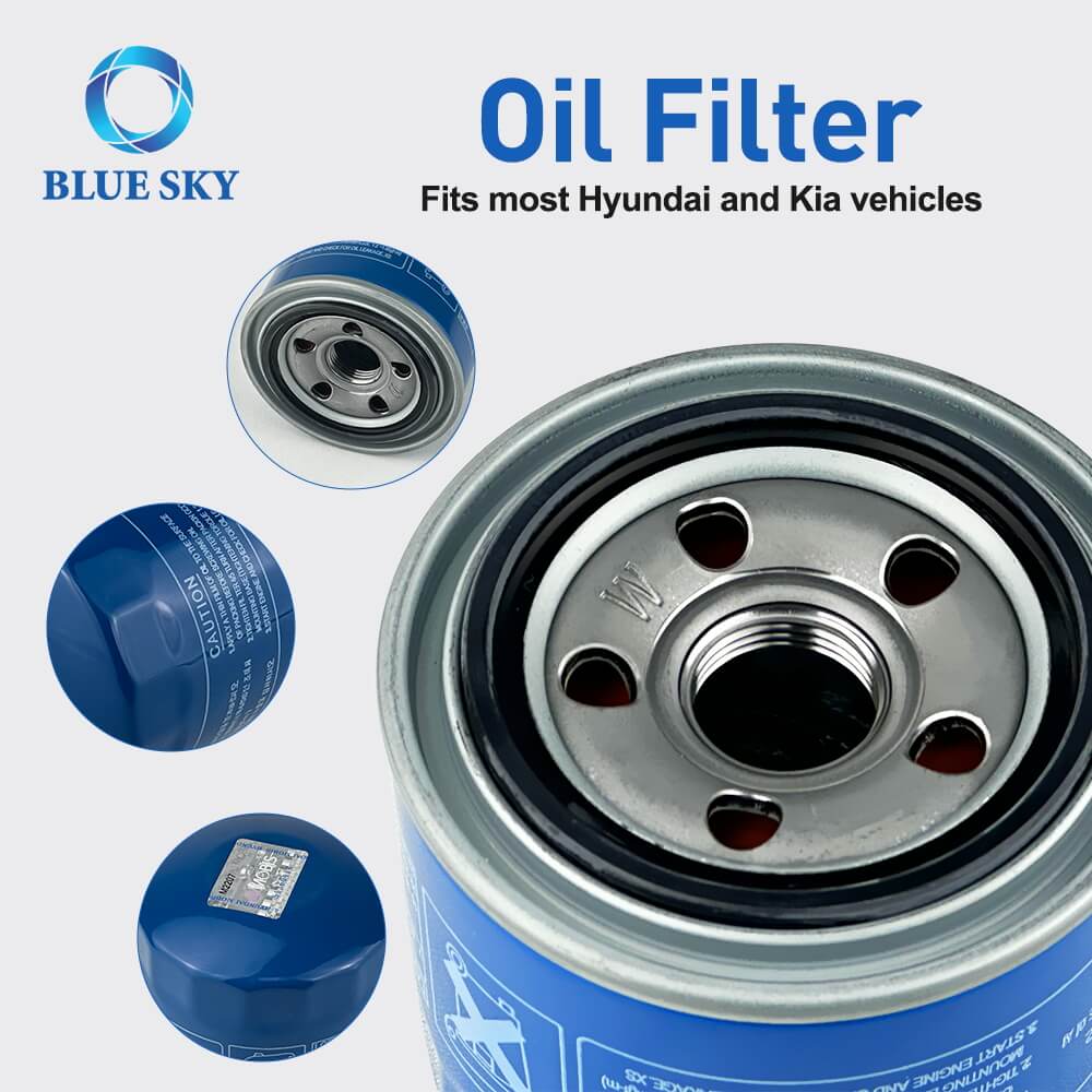 26300-35504 Auto Oil Filter for Most Hyundais and KIA Models, Universal Car Oil Filter, Wholesale Automotive Oil Filter
