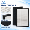 Replacement FLT5600 HEPA Filter N compatible with GermGuardians AC5600W air purifier for routine household particle filtration