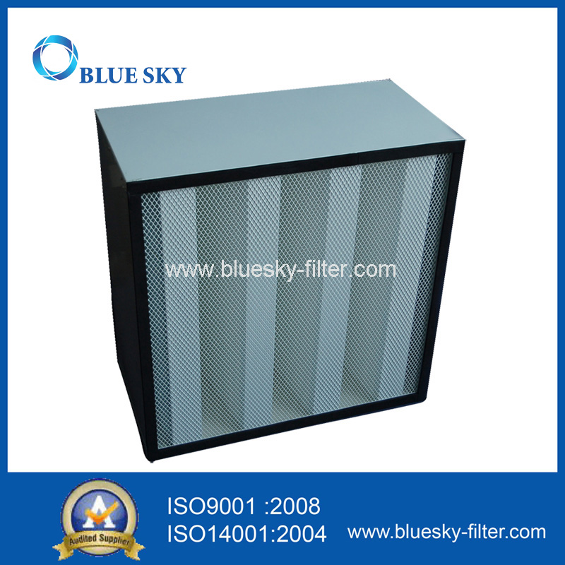 Compact Rigid Filter for The Air Conditioning with 4V-Bank 