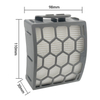 Vacuum Filter and Foam & Felt Kit for Shark Vacuum Part Xhf320 Xffk320