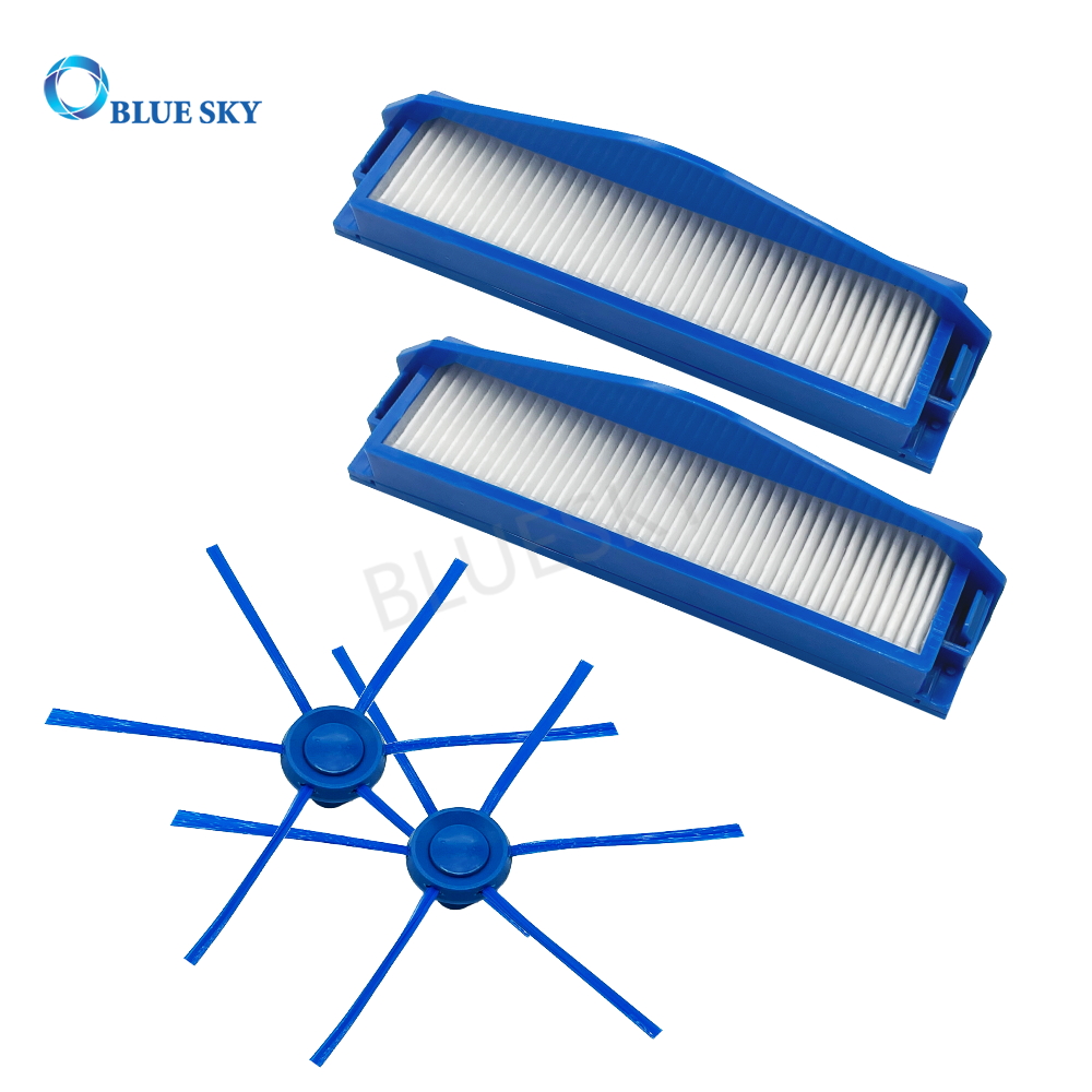 Vacuum Cleaner Side Brush HEPA Filter Compatible with Philips FC8796 FC8794 FC8792 Robot Vacuum Cleaner Spare Parts
