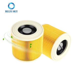 Vacuum Cleaner Cartridge HEPA Filter Replacement for Karcher 64145520 MV2 WD2 WD3 Parts