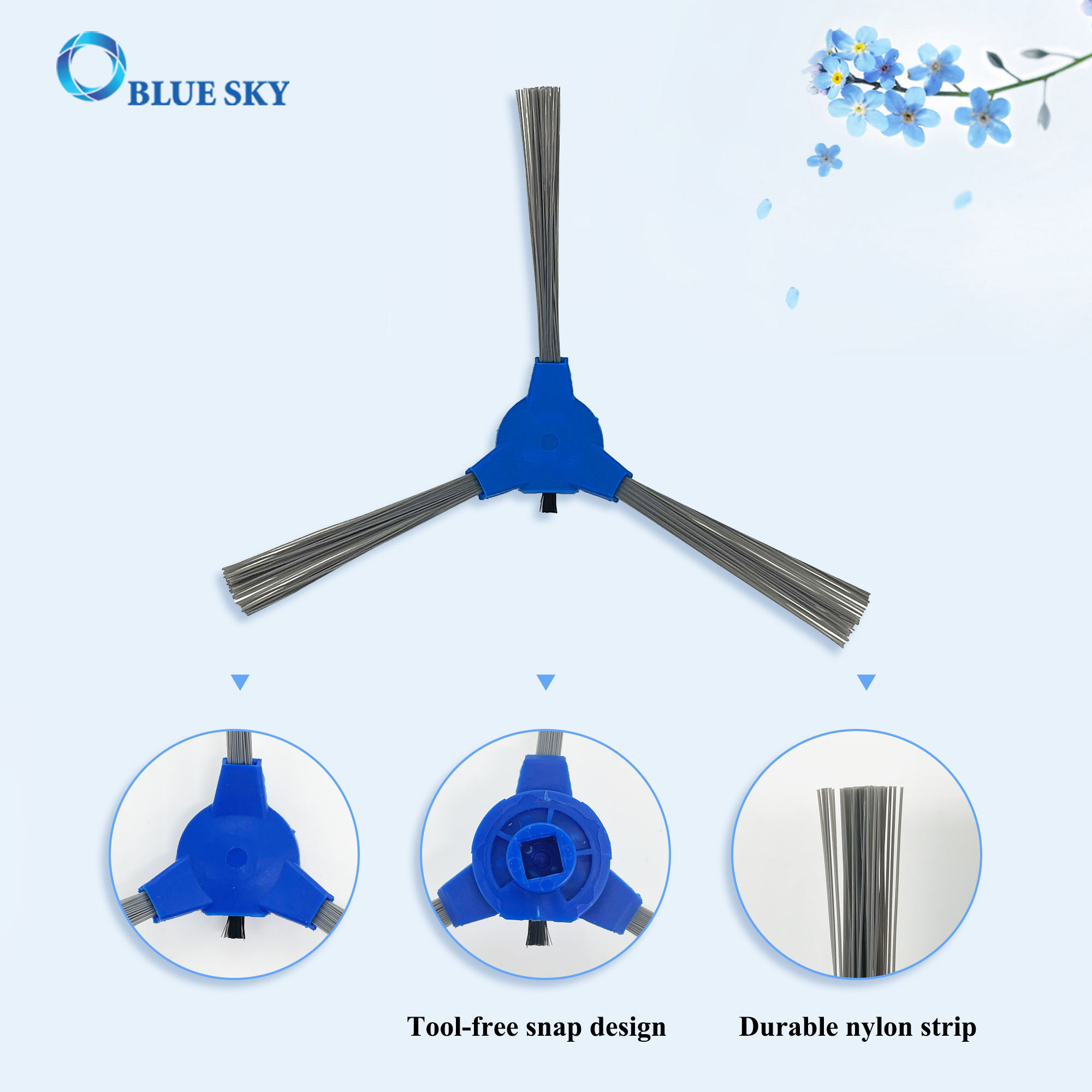 Replacement HEPA Filter & Brush Accessories for Eufy 11S Robotic Vacuum Cleaners 