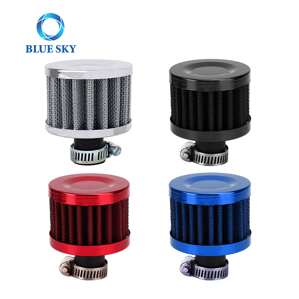 Air Intake High Flow Cover Mini Breather Crankcase Breathing Swing Box Filter 