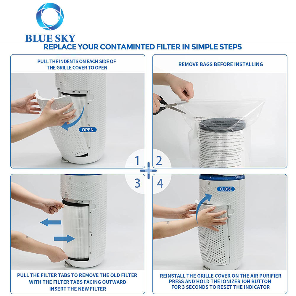 Hot Sale True HEPA Filter Replacement for Air Purifier HoMedics TotalClean AP-T40 AP-T40WT AP-T45-BK AP-T45 AP-T45-WT 461901