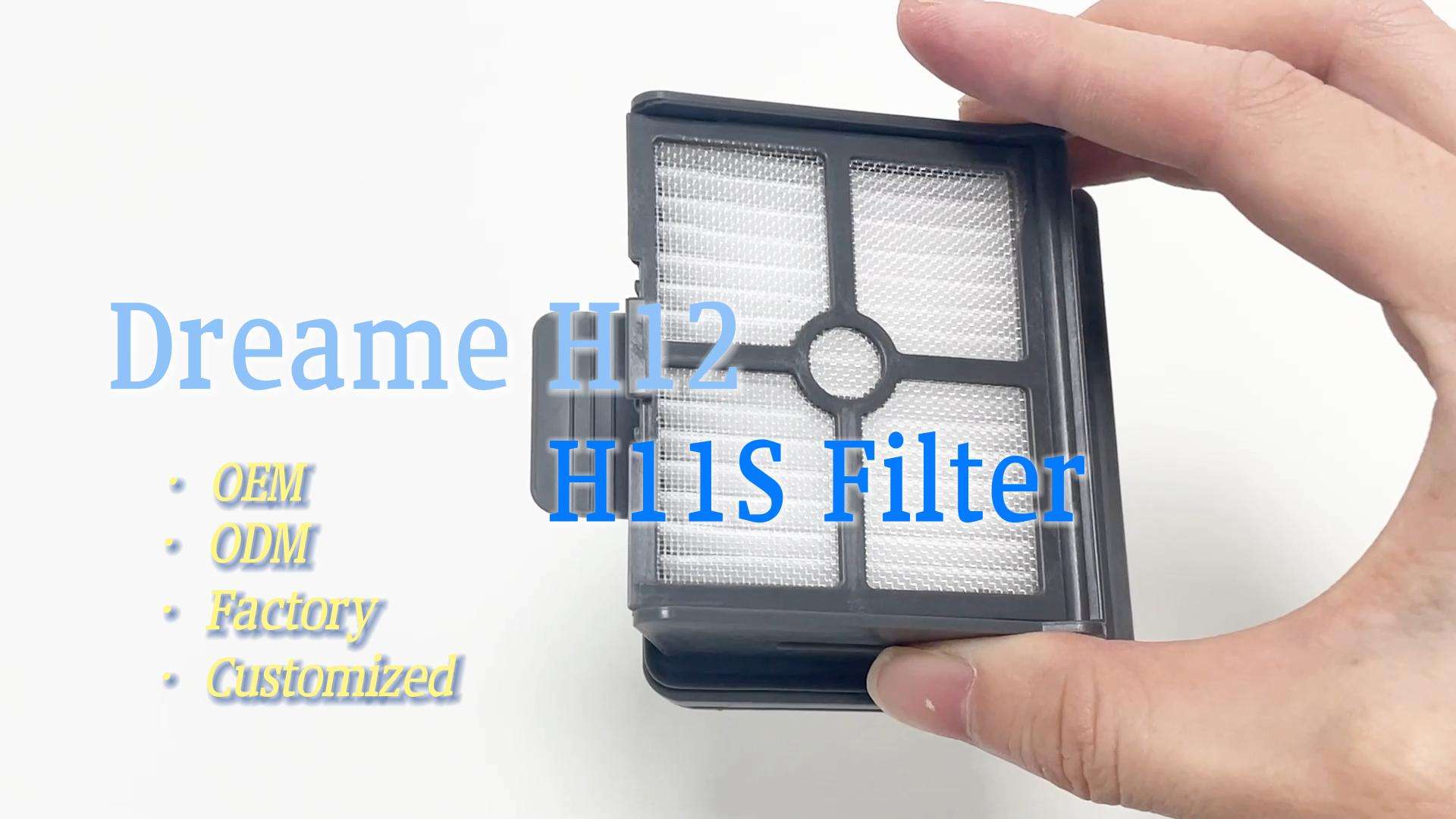 OEM Vacuum Cleaner Filter Replacement for Dreame H11S H12 H12S Floor Washer Wet Dry Vacuums Accessories