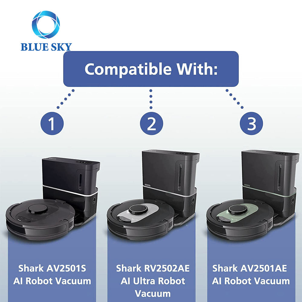 Quality Accessories Main Side Brush Base H12 Filter for Sharks AV2511ae AV2501ae RV2502ae AV2501s Ai Robot Vacuum Cleaner
