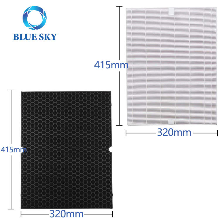  Honeycomb Active Carbon Filter and True HEPA Filter H for Winix 5500-2 Air Purifier Part # 116130