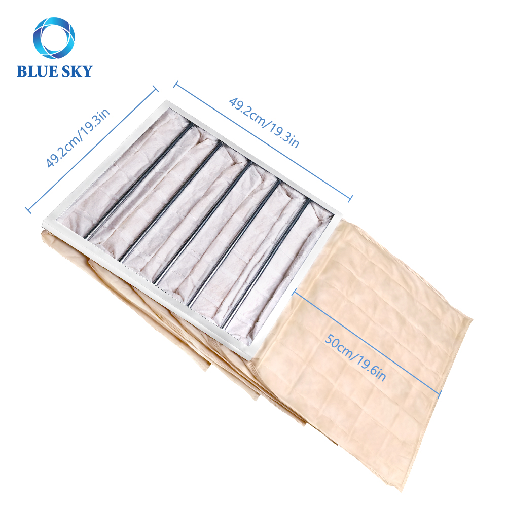 20*20*20in HVAC Pocket Air Filter Merv Filtre