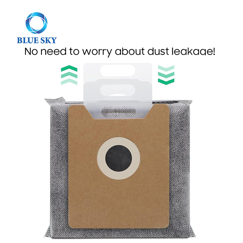 Activated Carbon Fabric Vacuum Cleaner Dust Bags fit for Eufy Clean G35+, G40+, G40 Hybrid+ RoboVac Vacuum Cleaner