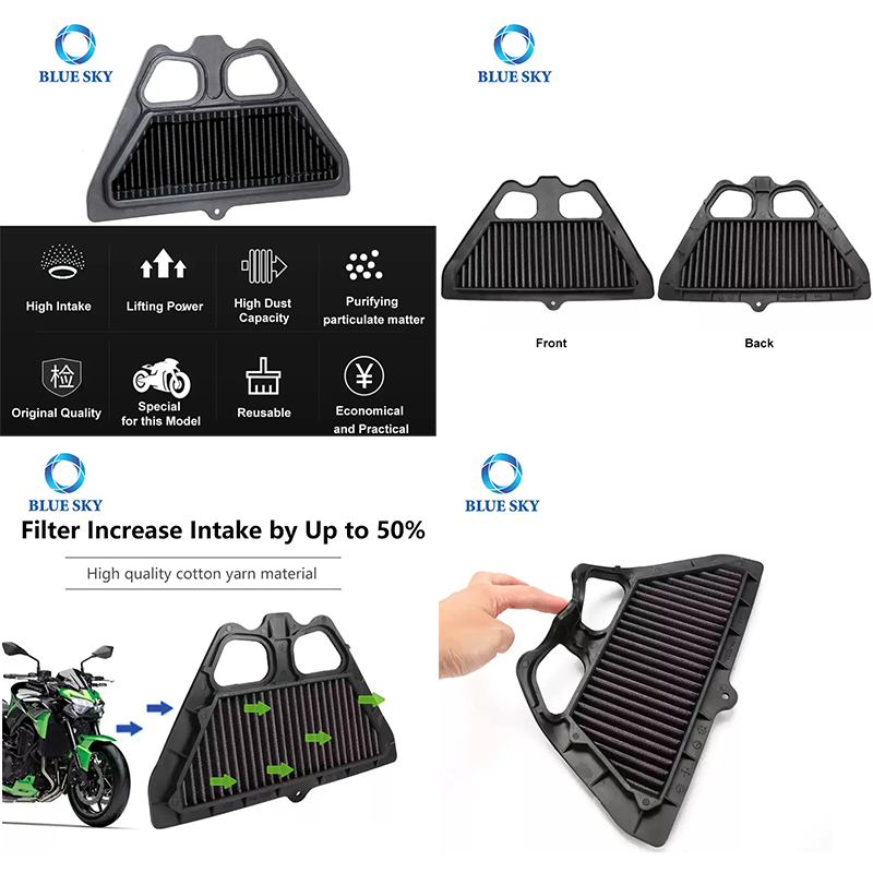 Washable Air Filter for Kawasaki Z900 Parts