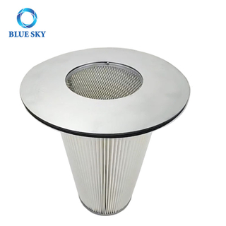 Industrial Vacuum Cleaner Filter Cartridge Flange Cone Dust Filter Air Filter