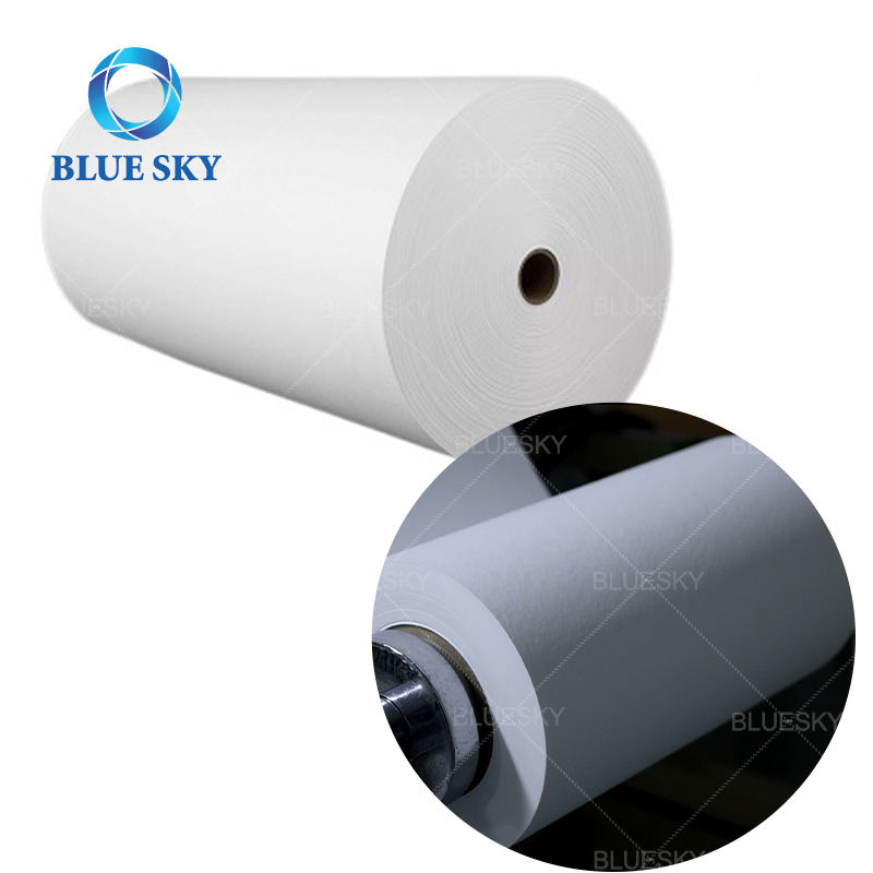 H12 H13 H14 Paper Rolls Raw Materials For Pleated Air Filters Dust-proof Pre Fiberglass Air Filter