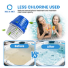 Pool unit treats for 7500-20000 gallon swimming pools compatible with above ground and in ground pool water maintenance