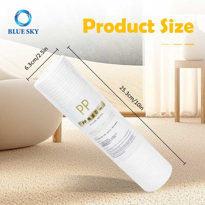 Whole House Sediment Home Water Filter 10inch 0.2micron