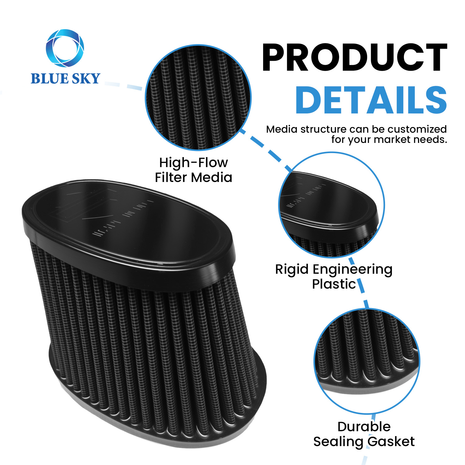 29400384 Heavy Breather air filter element compatible with selected Harley-Davidson Softail 117 and Touring CVO motorcycles
