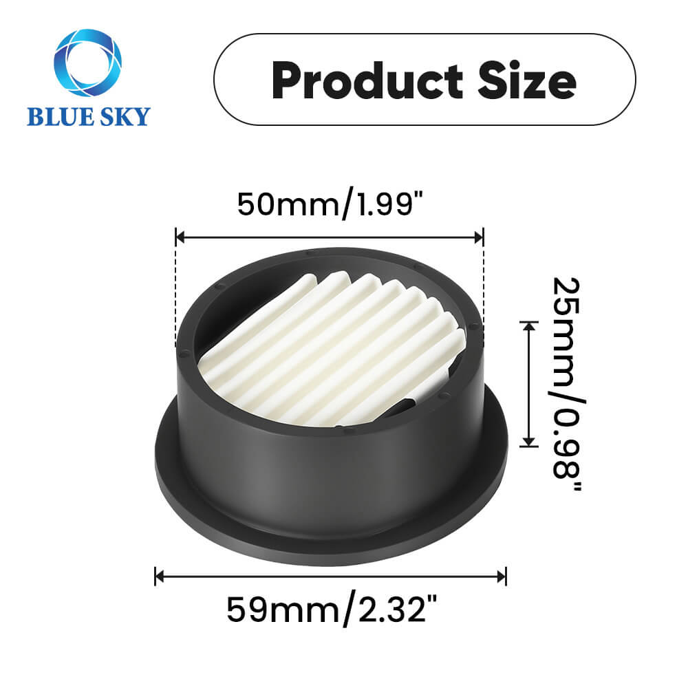 Size of Intake Muffler Air Filter for Oil-Free Air Compressors Silent Compressor Filter Manufacturer Supply