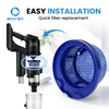 Washable micro filter DJ97-03298A compatible with Samsungs Bespoke Jet AI VS28C9762UK and VS35D9762UK vacuum cleaners