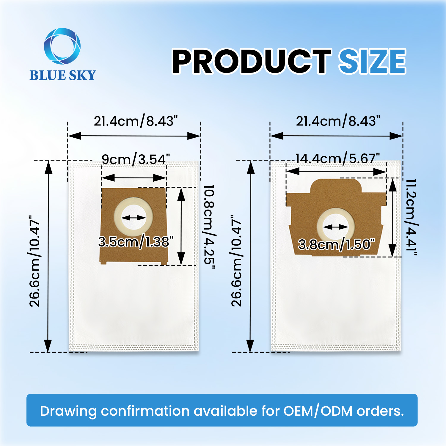 AH vacuum cleaner dust bags compatible with Electroluxs Hoovers Philipss Rowentas replacement parts