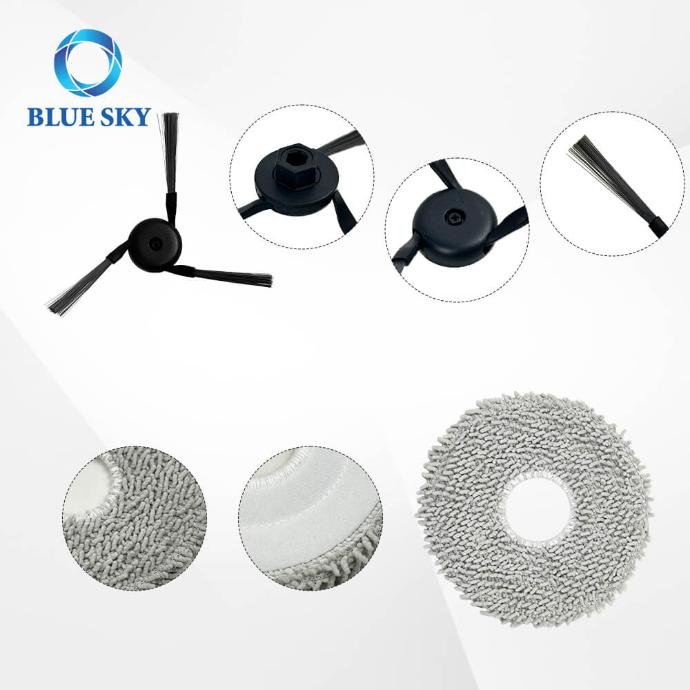 Wholesale Robotic Vacuum Cleaner Parts , Filter & Brush & Bag Replacement for Dreame X50 Ultra / S40 Enhanced Edition Robot Vacuum Cleaner